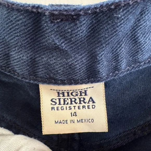 High Sierra Dark Blue Women's Jean Shorts - Picture 2 of 3
